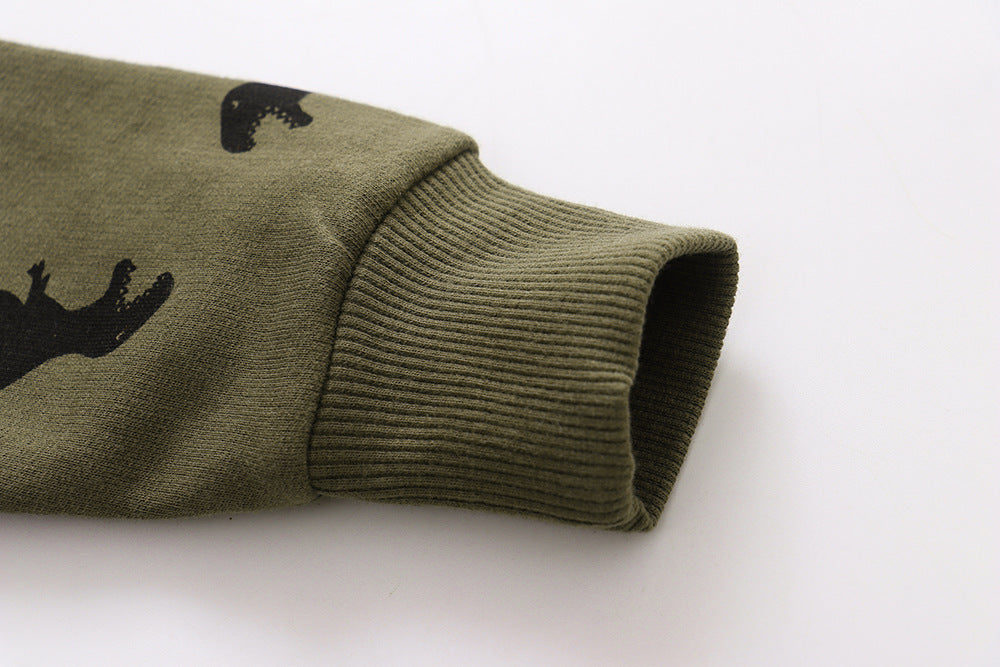 Long Sleeve Boy Cartoon Cotton Sweater