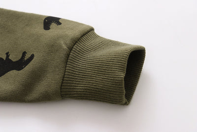 Long Sleeve Boy Cartoon Cotton Sweater