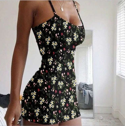 Platinum Tube Top Sexy Slim Floral Dress Fendax 0