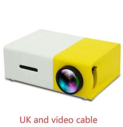 Portable Projector 3D Hd Led Home Theater Cinema HDMI-compatible Usb Audio Projector Yg300 Mini Projector Fendax 0