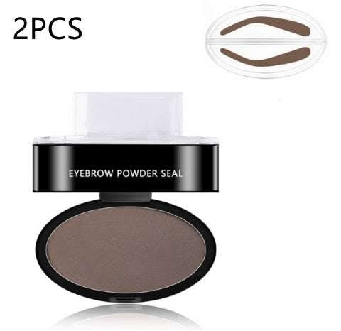 Eyebrow Powder Stamp Tint Stencil Kit Cosmetics Professional Makeup Waterproof Eye Brow Stamp Lift Eyebrow Enhancers Stencil Kit Fendax 0