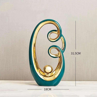 Modern Minimalist Ceramic Ornaments Light Luxury Home Fendax 0