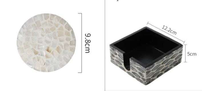 Light Luxury Wooden Decorative Bowl Mat Fendax 0