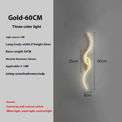 Minimalist Lines Luxury Modern Background Wall Decorative Lights Fendax 0