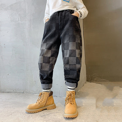 Boys' Plush Fleece Jeans