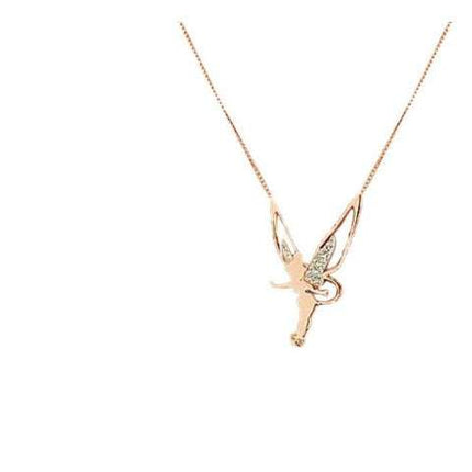 Diamond Angel Wings Necklace Charm Fashion Jewelry Fendax 0