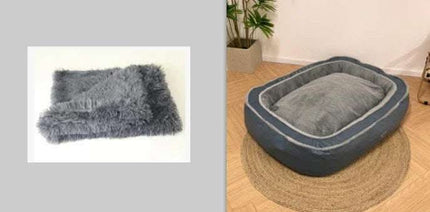 Pet Dog Bed Warming Soft Sleeping Bag Cushion Puppy Kennel Fendax 0
