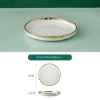 White Shallow Plate