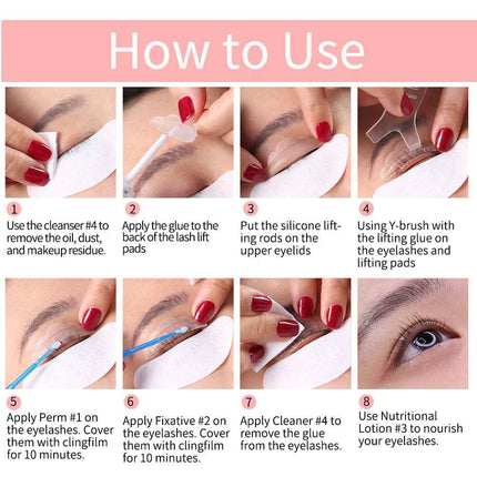 Dropshipping ICONSIGN Lash Lift Kit Lash Lifiting Eyelash Perming Kit Lash Curling Enhancer Eyes Makeup Tools Fendax 5
