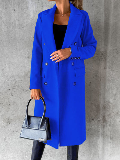 Double Breasted Lapel Coat