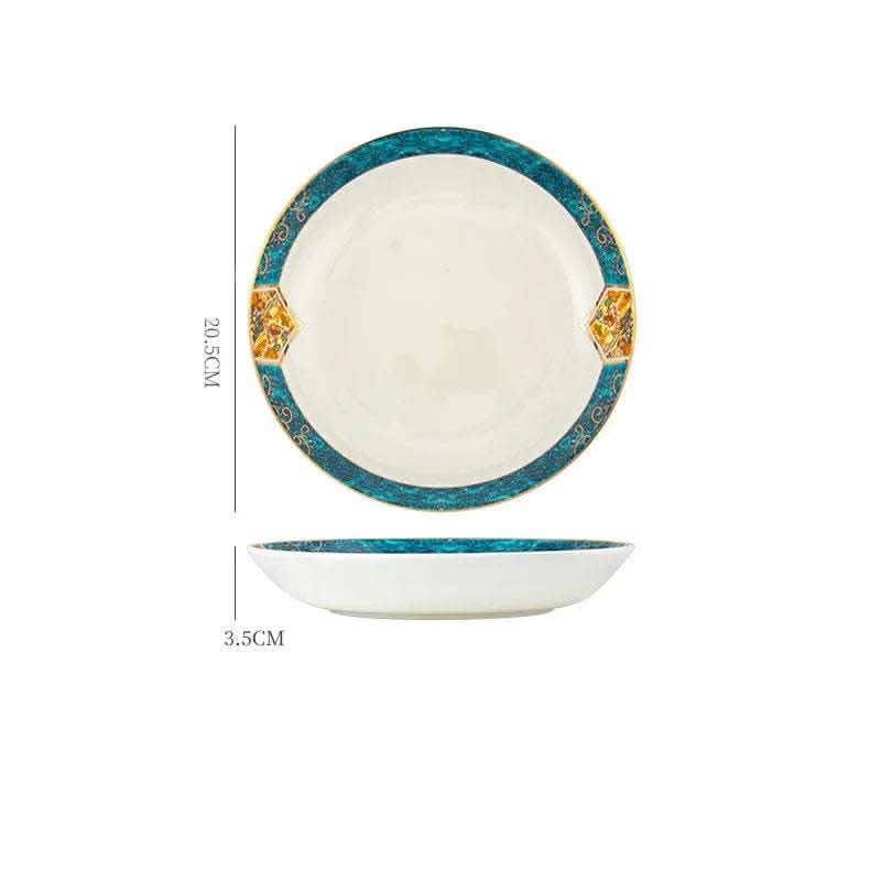 Dinner Plates Ceramic Steak Plate Web Porcelain Fendax 0