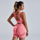 Watermelon Pink / Bra and Short / S