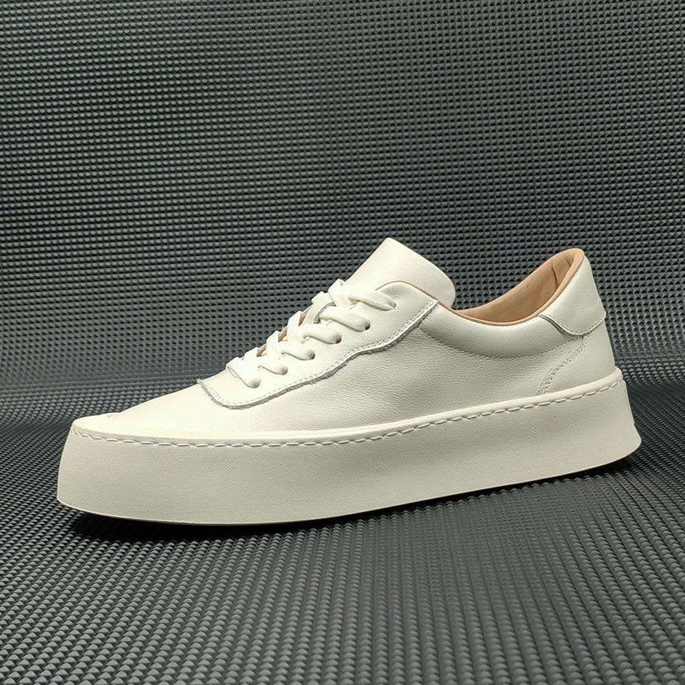 Boys First Layer Cowhide Board Shoes Thick Bottom Fendax 0