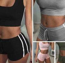 Crop top and striped shorts Fendax 0