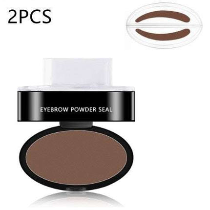 Eyebrow Powder Stamp Tint Stencil Kit Cosmetics Professional Makeup Waterproof Eye Brow Stamp Lift Eyebrow Enhancers Stencil Kit Fendax 0