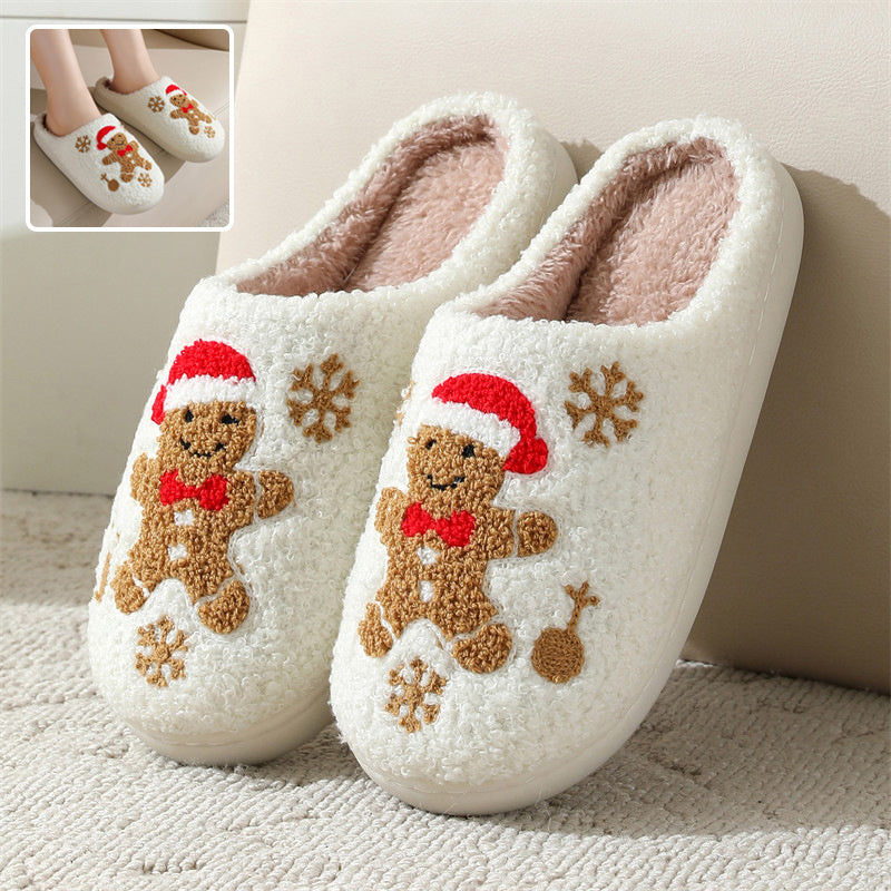 Cute Christmas Santa Claus Home Slippers