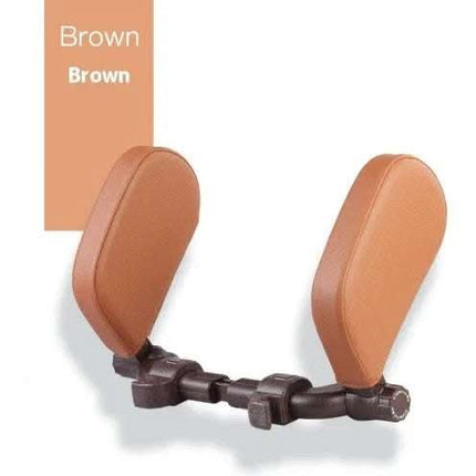 Car headrest pillow Sleep Adjustable Side Car Soft Travel Seat Headrest Auto Leather Support Neck Pillow Cushion car accessories Fendax 0