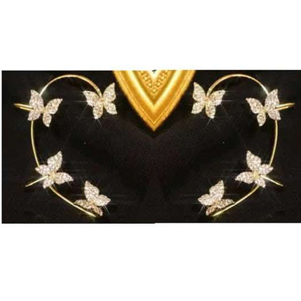 Fashion Earring Butterfly Ear Clip And Ear Hook Jewelry Fendax 0