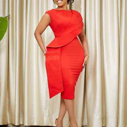 Women's Summer Fashion Ol Plus Size Dress Fendax 0