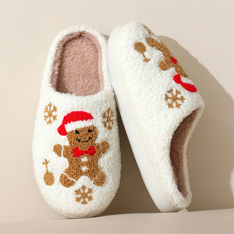 Cute Christmas Santa Claus Home Slippers
