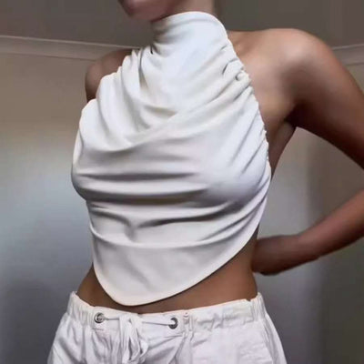 Halter Irregular Sexy Top Fendax 0