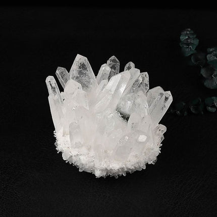 White Crystal Cluster Ornaments Home Office Home Fendax 0