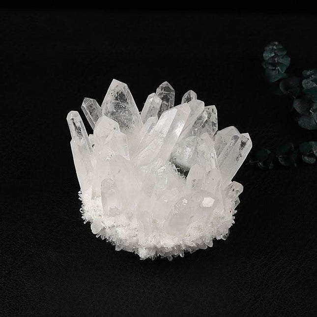 White Crystal Cluster Ornaments Home Office Home Fendax 0