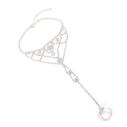 New Bohemian Rhinestone Feet Chain Fendax 0