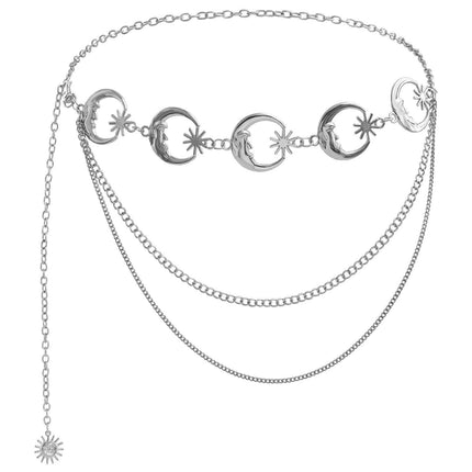 Elegant Moon Waist Chain Ornament Vintage Street Waist Chain Fendax 0
