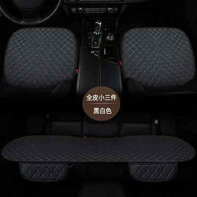 Car Seat Cushion Leather Single Non-slip Non-backrest Three-piece Set Car Mats Factory Delivery Fendax 0