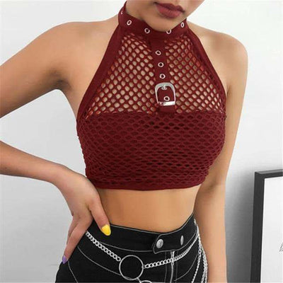 Sexy Wrapped Chest Comfortable Fashion Vest Top Short Sleeveless Top Fendax 0