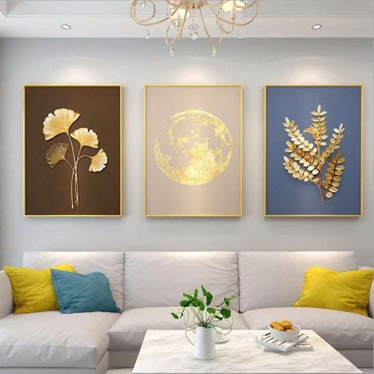 Modern Living Room Decorative Northern Europe Light Luxury Abstract Hanging Painting Fendax 0
