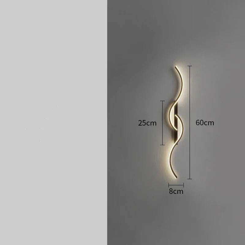 Minimalist Lines Luxury Modern Background Wall Decorative Lights Fendax 0