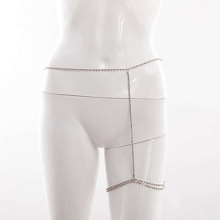 Nightclub Body Chain Ladies Diamond Waist Chain Leg Chain Fendax 0