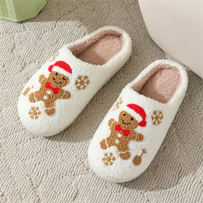 Cute Christmas Santa Claus Home Slippers