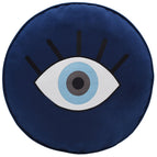 Blue eye round pillow / With core