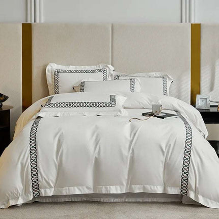 120 Pillow Cotton Four Piece Luxury Pure Cotton Duvet Cover Fendax 0