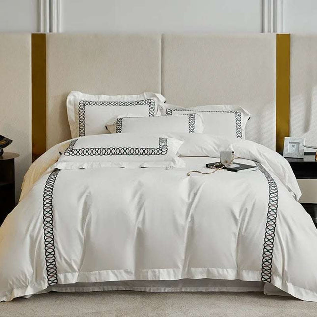 120 Pillow Cotton Four Piece Luxury Pure Cotton Duvet Cover Fendax 0
