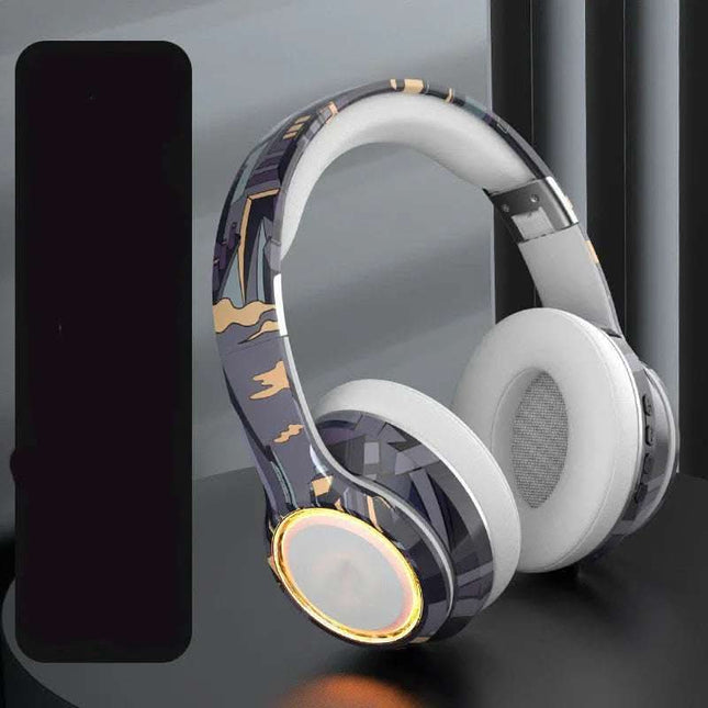Bluetooth Headphones 5.2 Pluggable Illumination Fendax 0