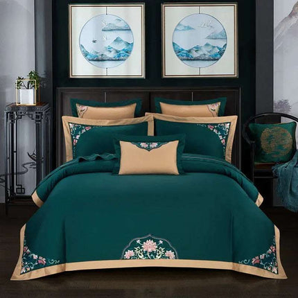 4-piece embroidered bedding set Fendax 0