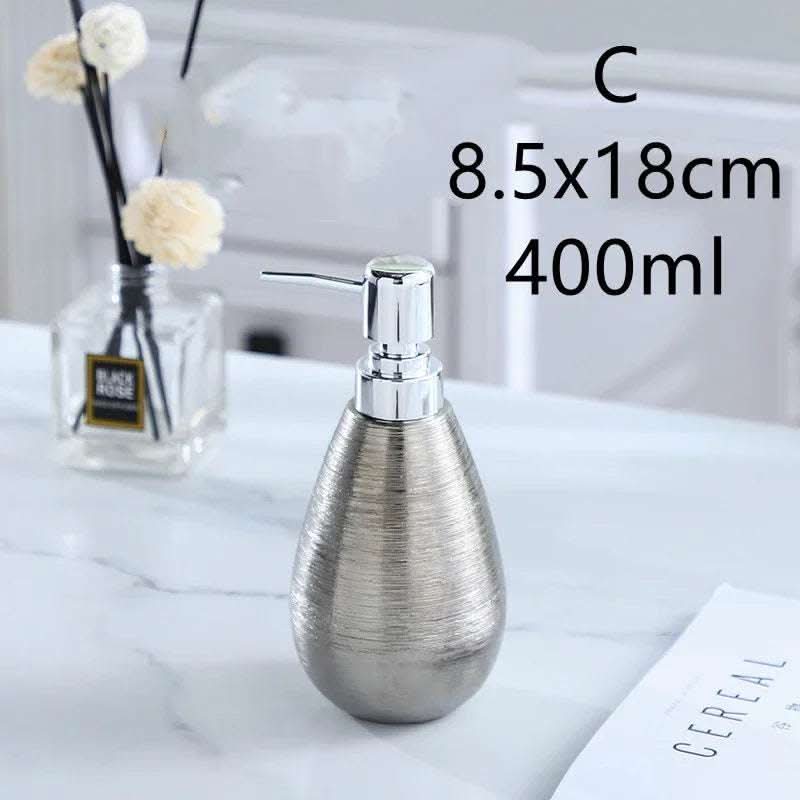 Handmade Retro Brushed Ceramic Bathroom Five-piece Bathroom Toilet Set Fendax 0