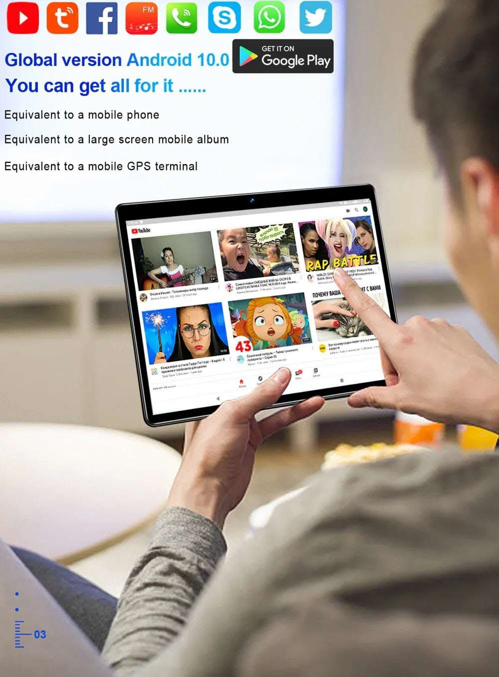 Voice Call HD Smart Game Tablet Fendax 0