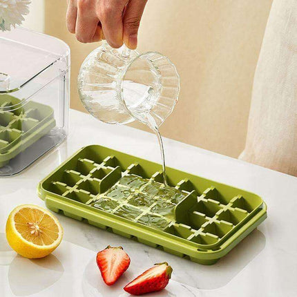 28 56 Grids Reusable Ice Mold Ice Cubes Tray DIY Moulds Ice Cubes Maker Release Homemade Ice Cubes Tray Mold Home Ice Making Tool Fendax 0