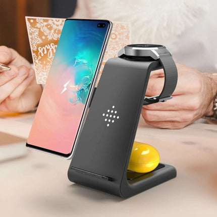 3 In 1 Fast Charging Station Wireless Charger Stand Wireless Quick Charge Dock For Phone Holder Fendax 0