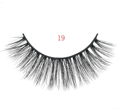 3 pairs of natural false eyelashes