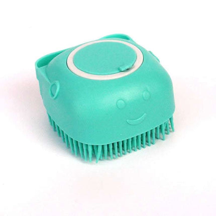 Silicone Dog Bath Massage Gloves Brush Pet Cat Bathroom Cleaning Tool Comb Brush For Dog Can Pour Shampoo Dog Grooming Supplies Fendax 0