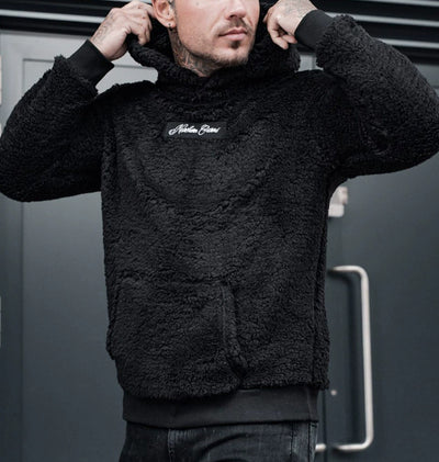 Men's Plush Hoodies Sweatshirt