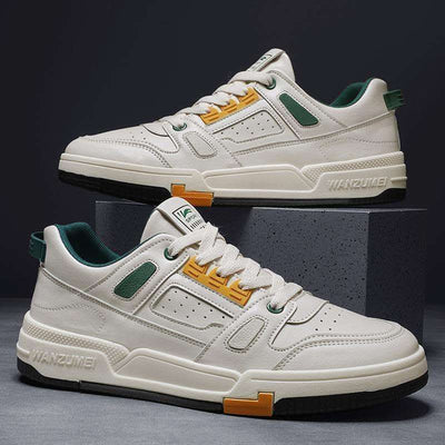 Youth Summer Leather Fashion Colorblocking Casual Shoes Fendax 0