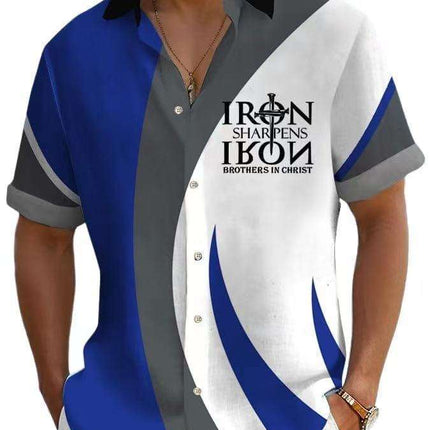 Men's Fashion Hawaiian Digital Printing Shirt Fendax 0