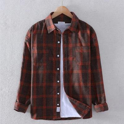 Casual Plaid Long Sleeve Shirt